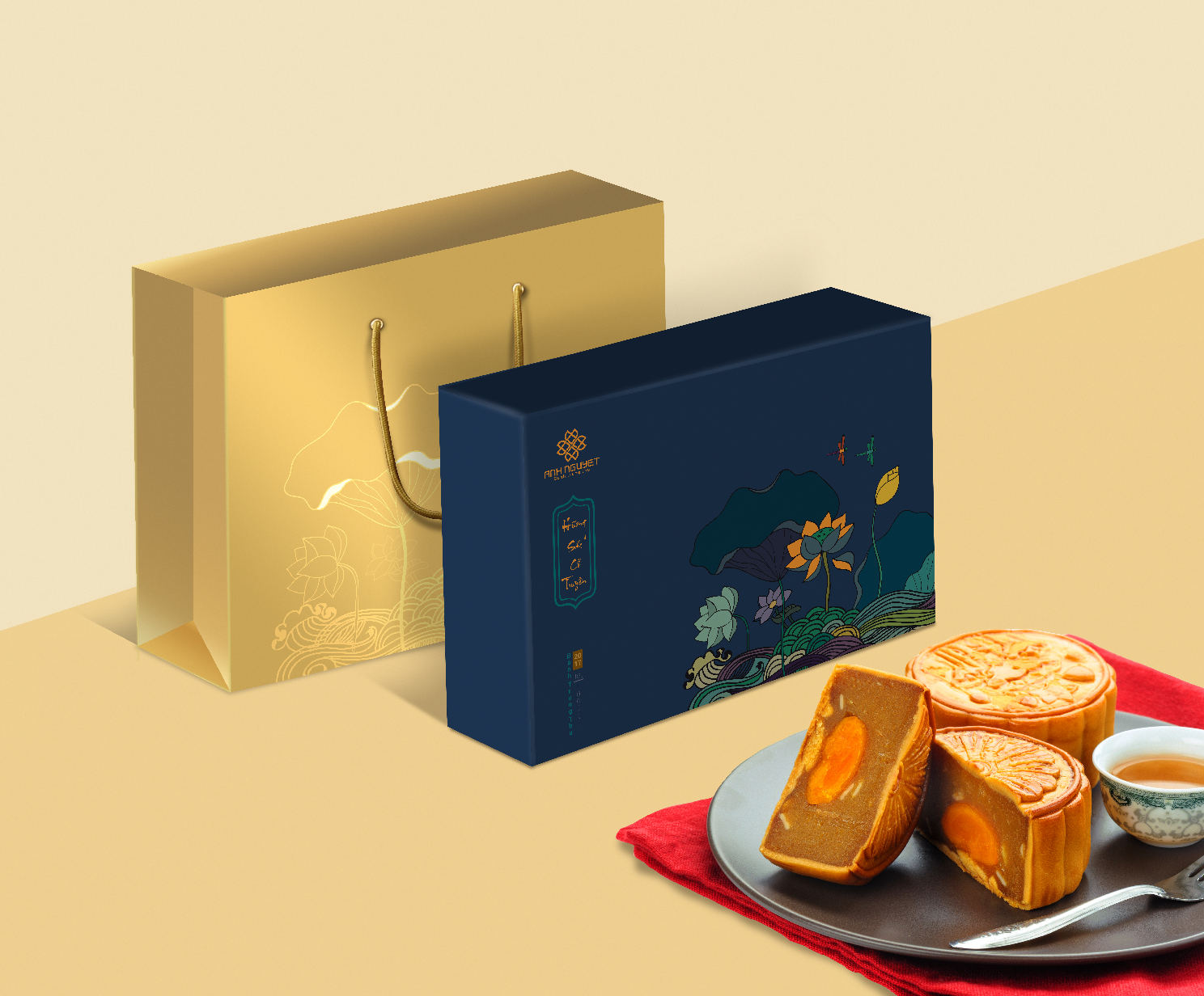 THIẾT KẾ BAO BÌ BÁNH TRUNG THU ÁNH NGUYỆT