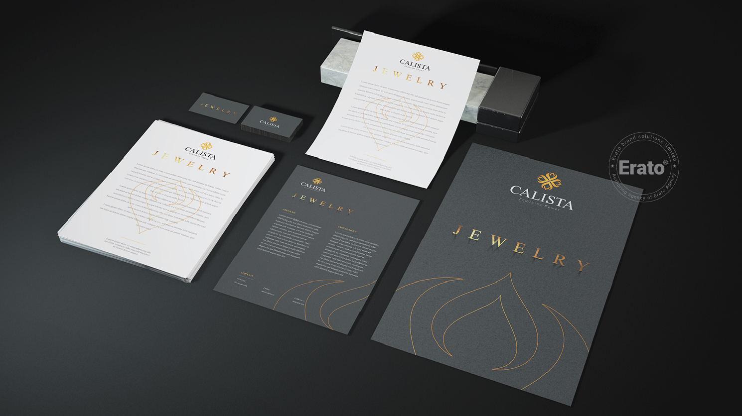 THIẾT KẾ LOGO TRANG SỨC THƯƠNG HIỆU CALISTA